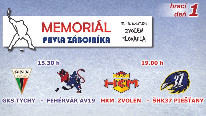 Dnes začal Memoriál P. Zábojníka